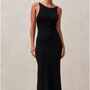 ALOHAS Delicate Strap Dress in Black